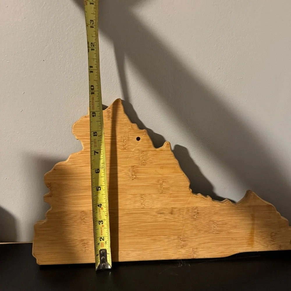 Virginia Shaped Bamboo‎ Cutting Board